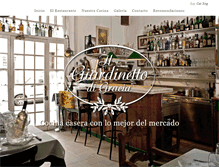 Tablet Screenshot of ilgiardinettodigracia.com